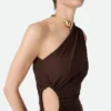 Crepe Viscose Jersey Dress