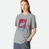 Crushed Cotton Printed Jersey T-Shirt