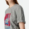 Crushed Cotton Printed Jersey T-Shirt