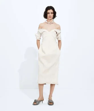 Double Crepe Dress