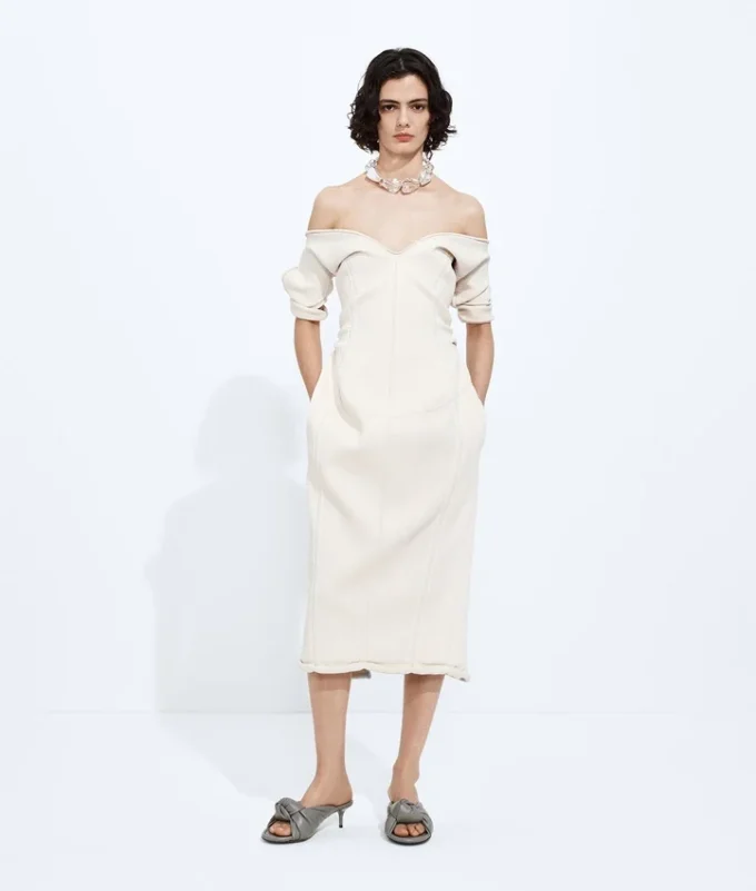 Double Crepe Dress