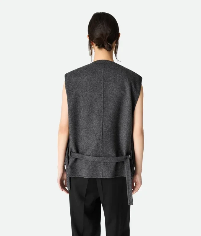Double Face Wool Gilet