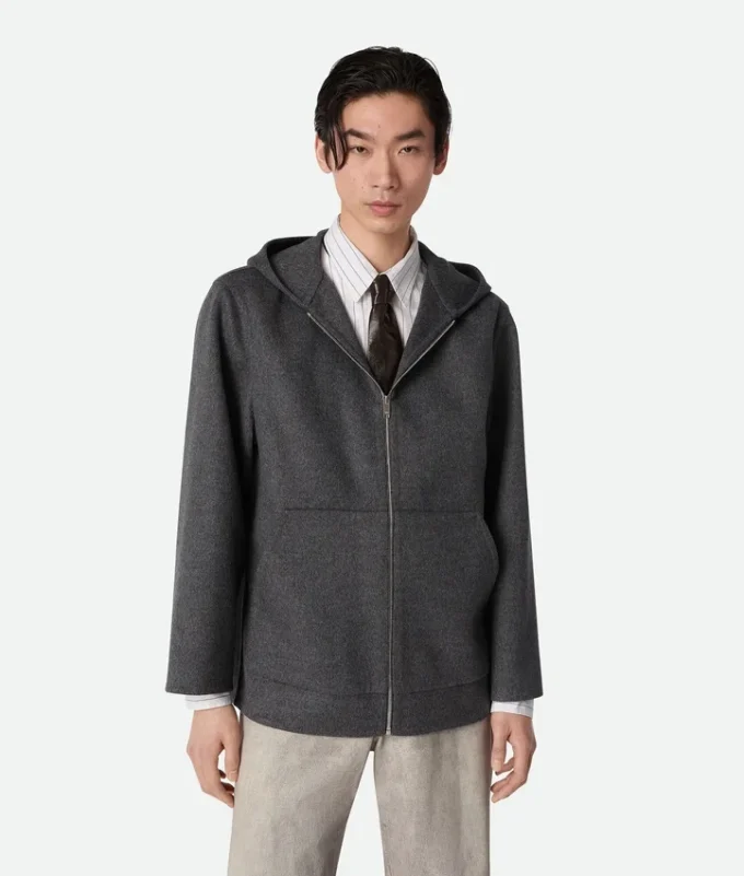 Double Face Wool Hoodie