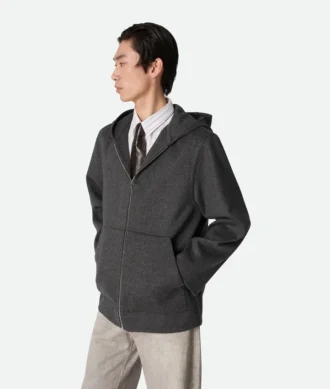 Double Face Wool Hoodie