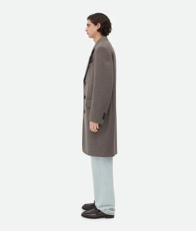 Double Wool and Cashmere Coat