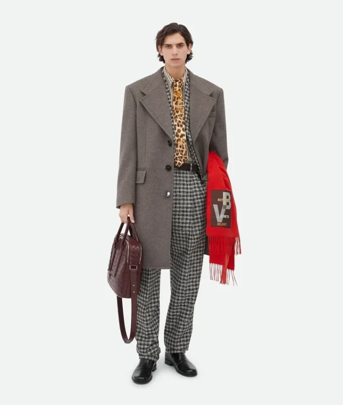 Double Wool and Cashmere Coat