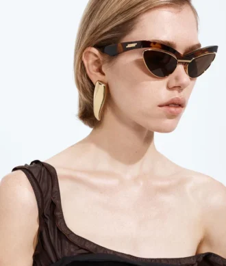 Duo Angle Cat Eye Sunglasses