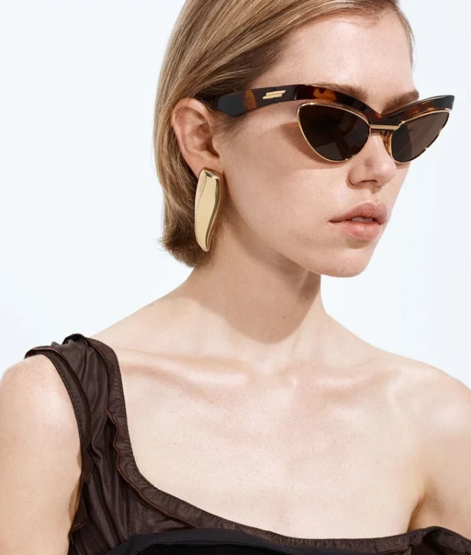 Duo Angle Cat Eye Sunglasses