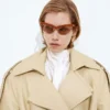 Duo Angle Cat Eye Sunglasses