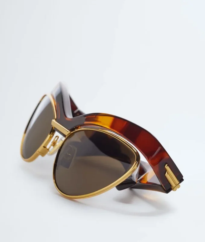 Duo Angle Cat Eye Sunglasses