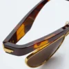 Duo Angle Cat Eye Sunglasses