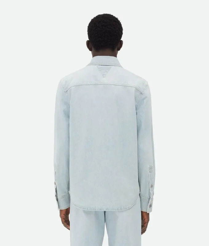 Extra Bleached Denim Overshirt