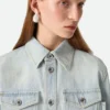 Extra Bleached Denim Shirt