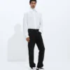 Faded Black Straight Leg Jeans