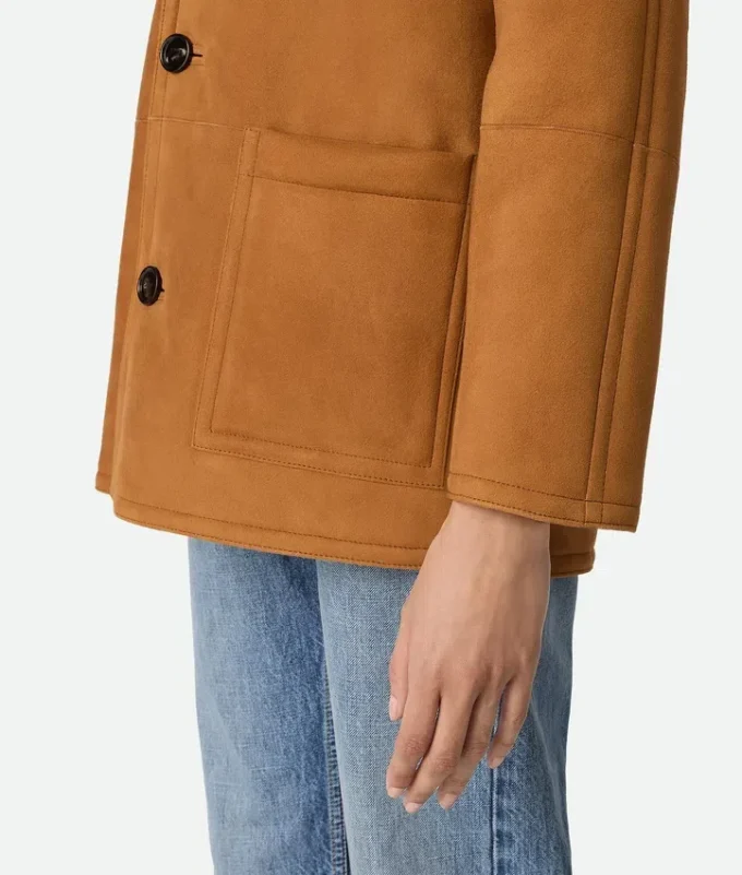 Felted Merino Shearling Coat