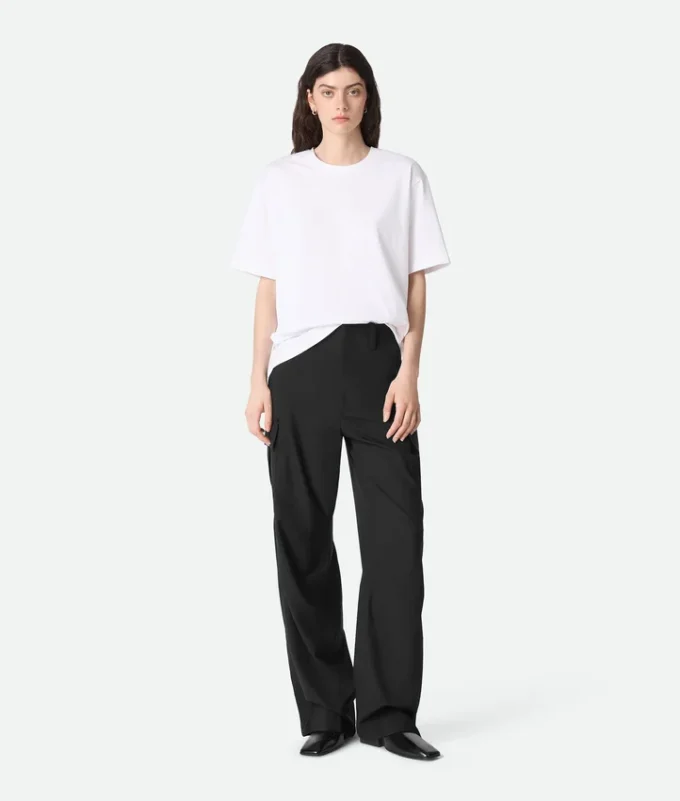 Fine Wool Cargo Pants