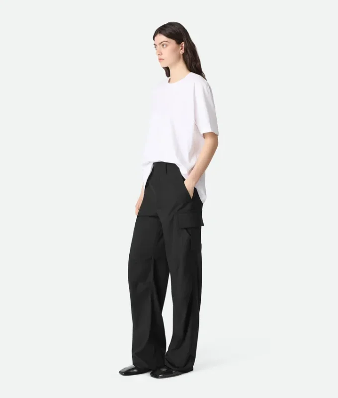 Fine Wool Cargo Pants