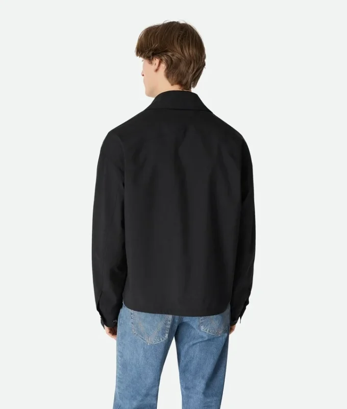 Fine Wool Kimono Blouson