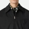 Fine Wool Kimono Blouson