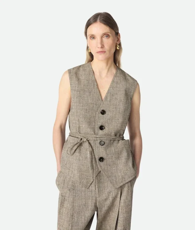 Fleck Viscose Gilet