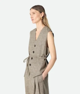 Fleck Viscose Gilet