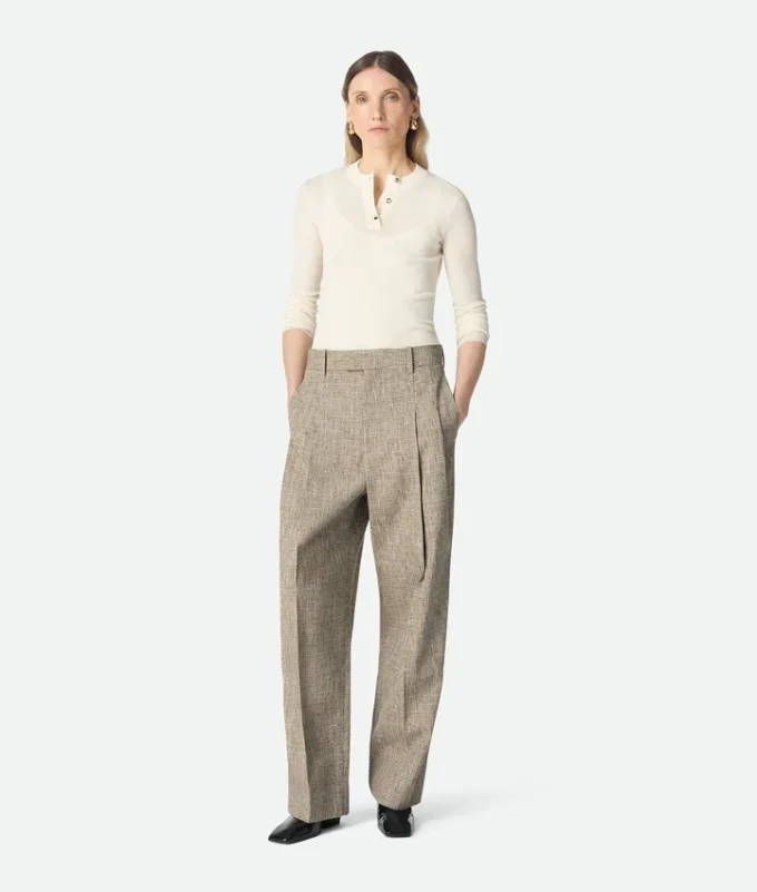 Fleck Viscose Pants