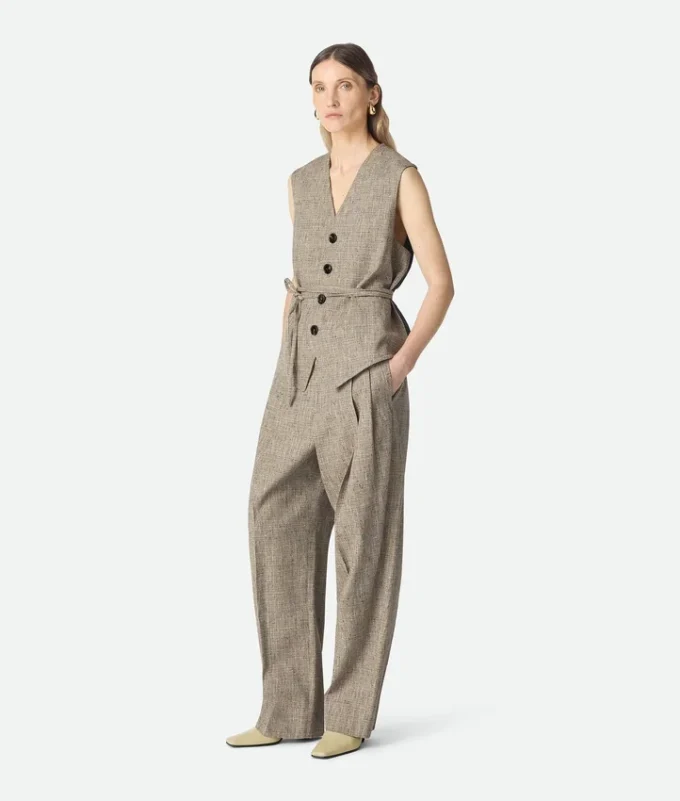Fleck Viscose Gilet