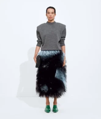 Fringed Embroidery Skirt