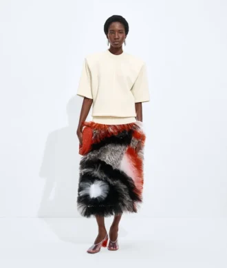 Fringed Embroidery Skirt