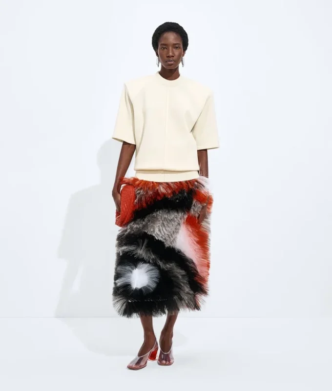 Fringed Embroidery Skirt