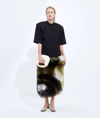 Fringed Embroidery Skirt