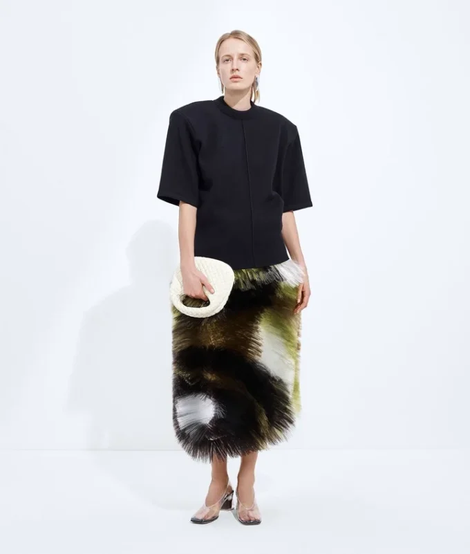 Fringed Embroidery Skirt