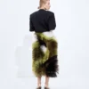Fringed Embroidery Skirt