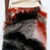 Fringed Embroidery Skirt