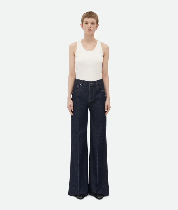 Indigo Palazzo Jeans