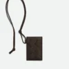 Intrecciato Badge Holder