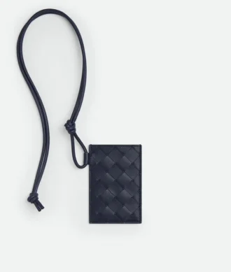 Intrecciato Badge Holder