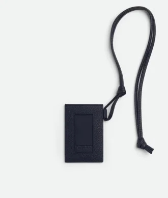 Intrecciato Badge Holder