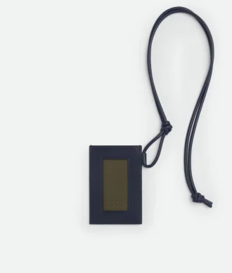 Intrecciato Badge Holder