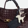 Intrecciato Badge Holder