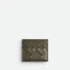 Intrecciato Bi-Fold Wallet with Coin Purse