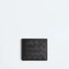 Intrecciato Bi-Fold Wallet with Coin Purse