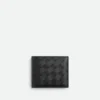 Intrecciato Bi-Fold Wallet with Coin Purse