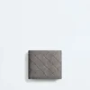Intrecciato Bi-Fold Wallet with Coin Purse