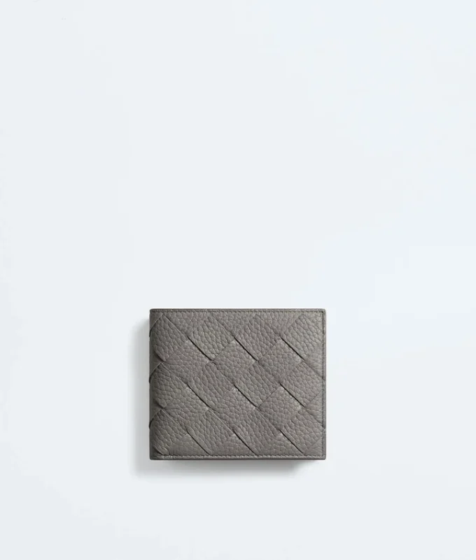 Intrecciato Bi-Fold Wallet with Coin Purse