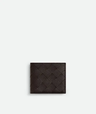 Intrecciato Bi-Fold Wallet with Coin Purse