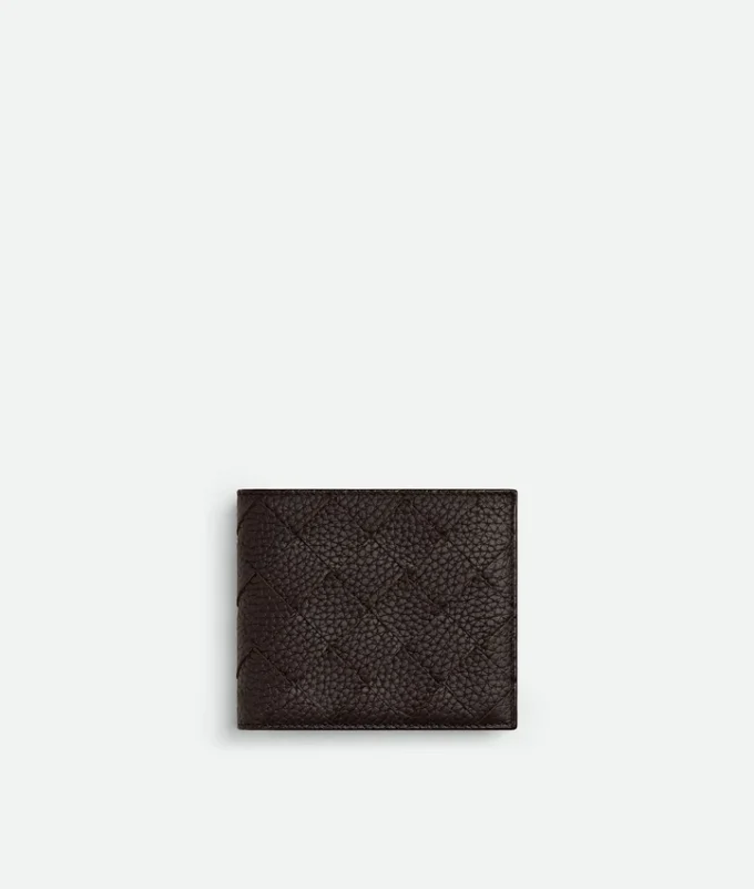 Intrecciato Bi-Fold Wallet with Coin Purse
