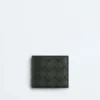 Intrecciato Bi-Fold Wallet with Coin Purse