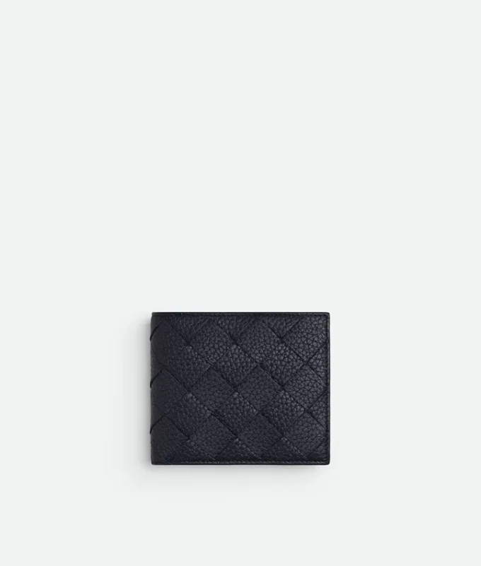 Intrecciato Bi-Fold Wallet with Coin Purse