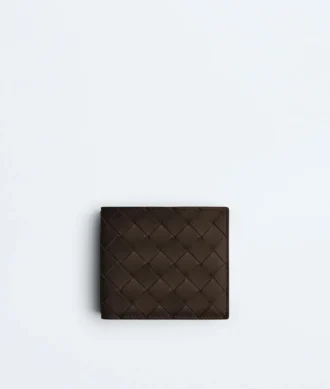 Intrecciato Bi-Fold Wallet with Coin Purse